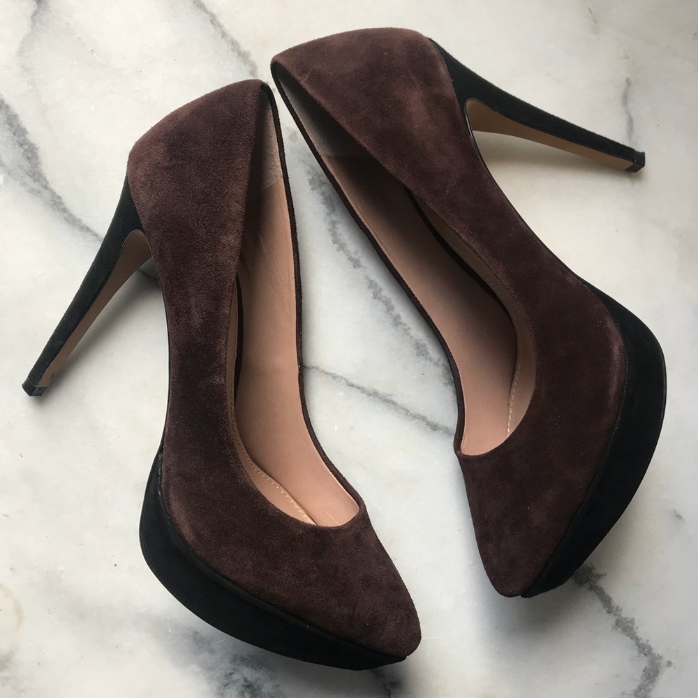 Vince Camuto Suede 2 Tone Stilettos